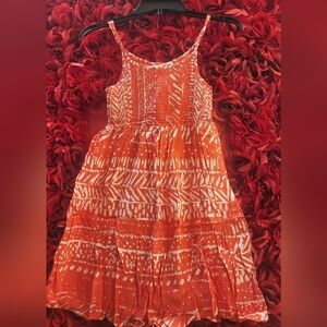 Mudd Girls Size 10 Tube Top Style Dress with Adjustable Straps/Aztec Print